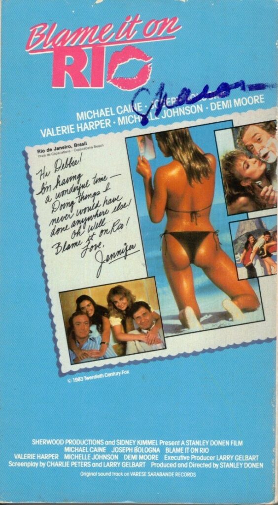 Blame it on Rio VHS cover