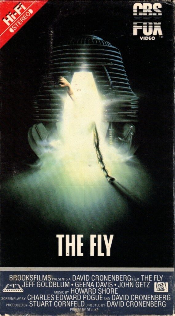 The Fly VHS cover art